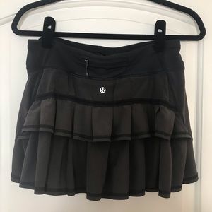 Lulu lemon Black tennis skirt